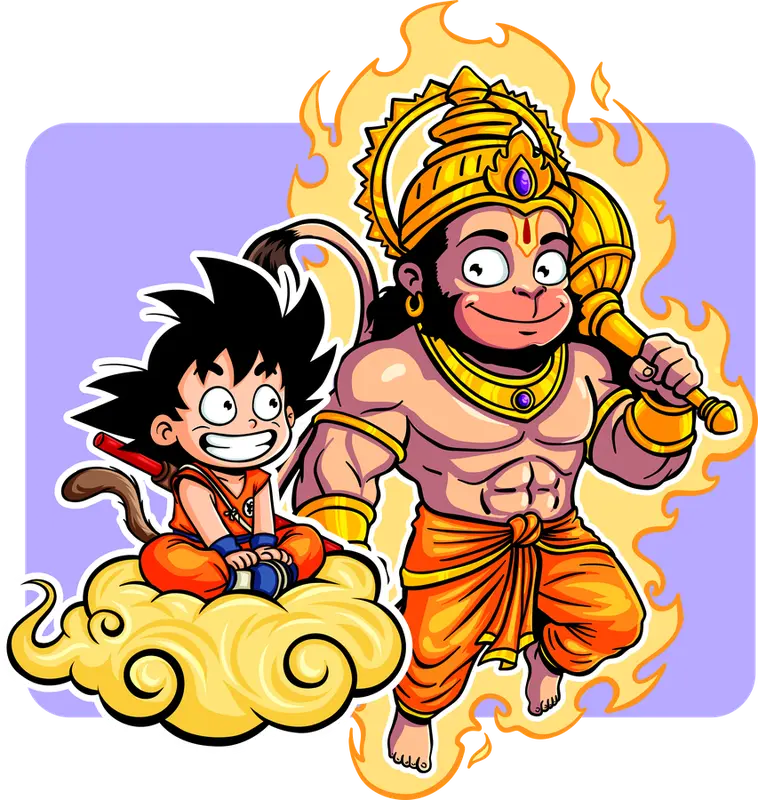 Goku x Hanuman